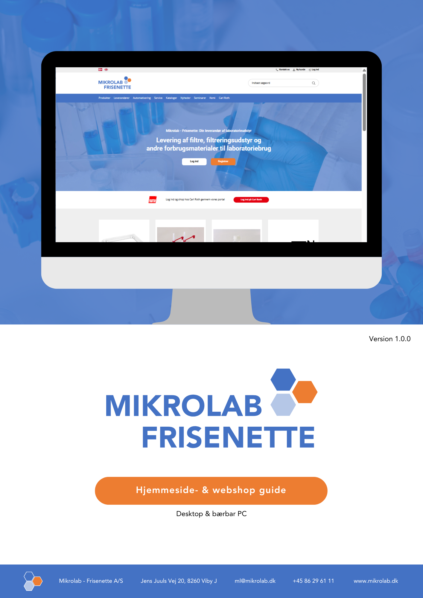 

Guide til den nye hjemmeside

